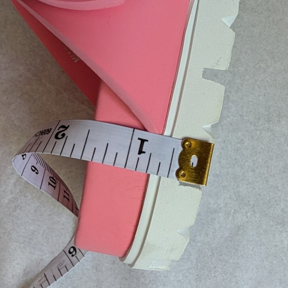 Prada Lug Sole Thong Sandals Flip flops Bubblegum Pink Size 36 US 6 Buckle - Picture 11 of 15